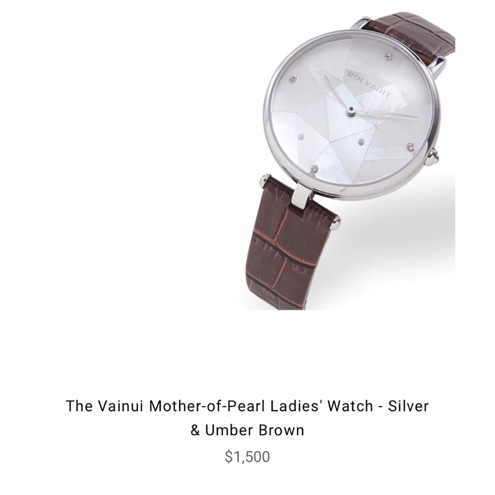 Bolvaint Vaninui Mother-of-Pearl Ladies’ Watch